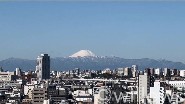 天気が良い日は富士山を望むことができます